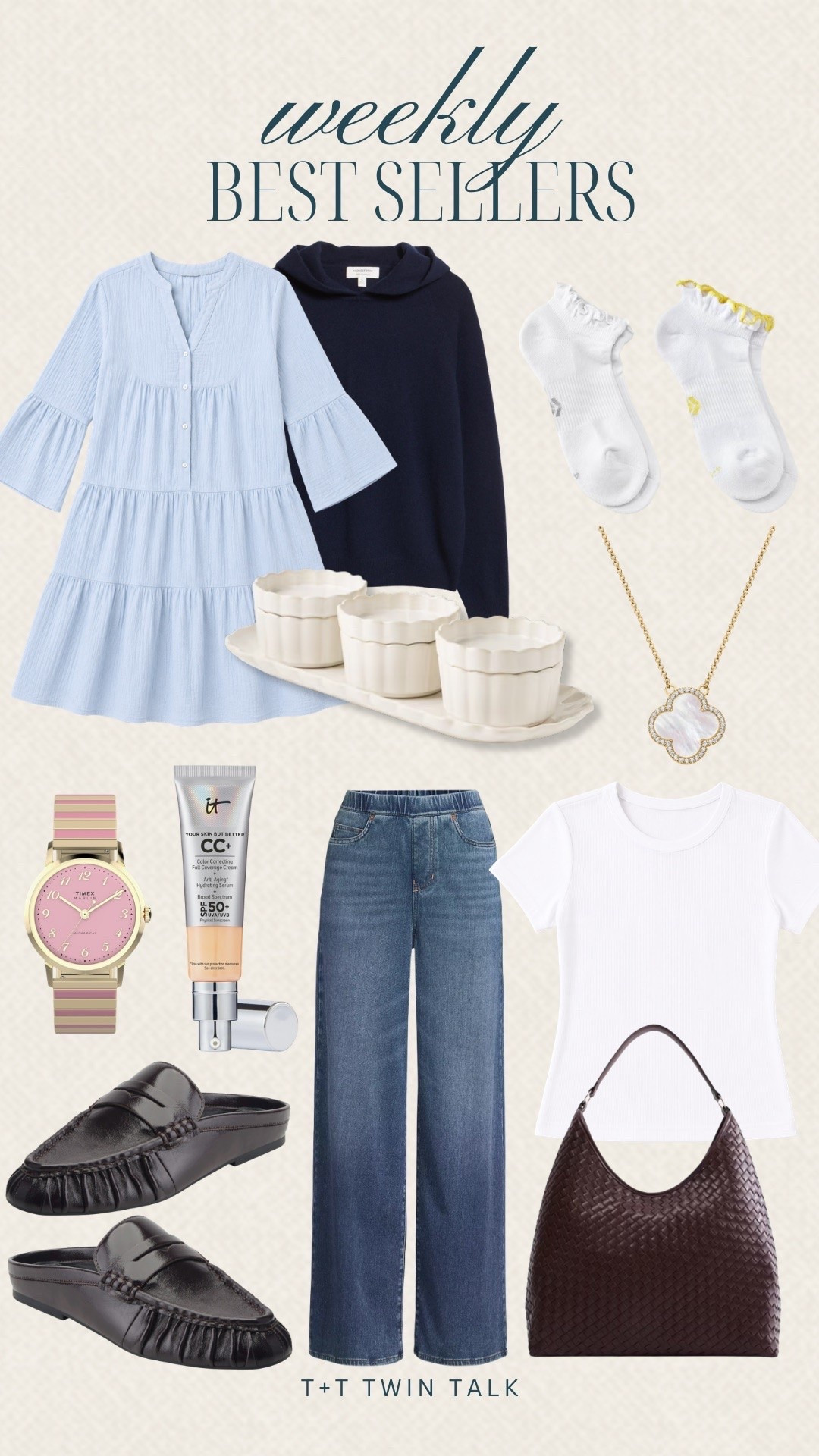 Weekly best sellers! From the light blue dress and classic jeans to everyday accessories, these are the pieces shoppers are loving right now. There are definitely a few favorites in this mix we’d be happy to have in our closets!

#LTKSeasonal #LTKOver40 #LTKMidsize