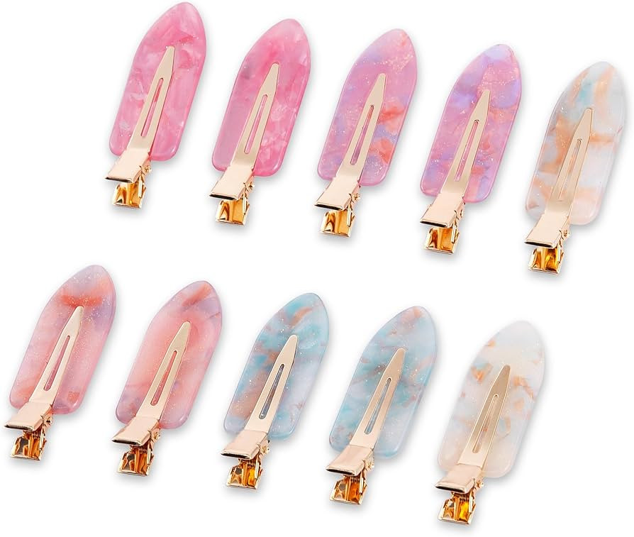 No Crease Hair Clips Creaseless Hair Clips Makeup Clips No Bend Hair Clips Flat Hair Clip For Sty... | Amazon (US)