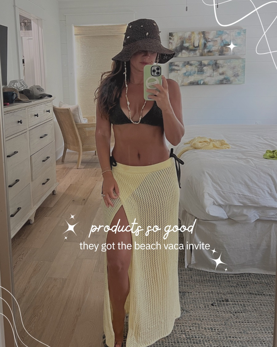 suitcase space is limited so only the products I truly love make the cut. these are the beauty staples I brought with me to the beach—and I'd pack them again tomorrow 🏖️ 🌊 ☀️