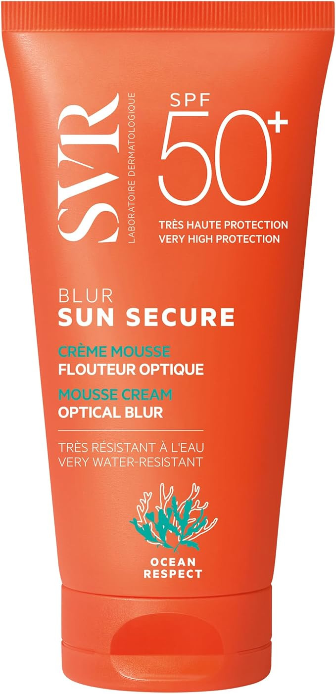SVR - Sun Secure Blur SPF50+ - Crème mousse solaire effet flouteur optique – Très haute prote... | Amazon (FR)