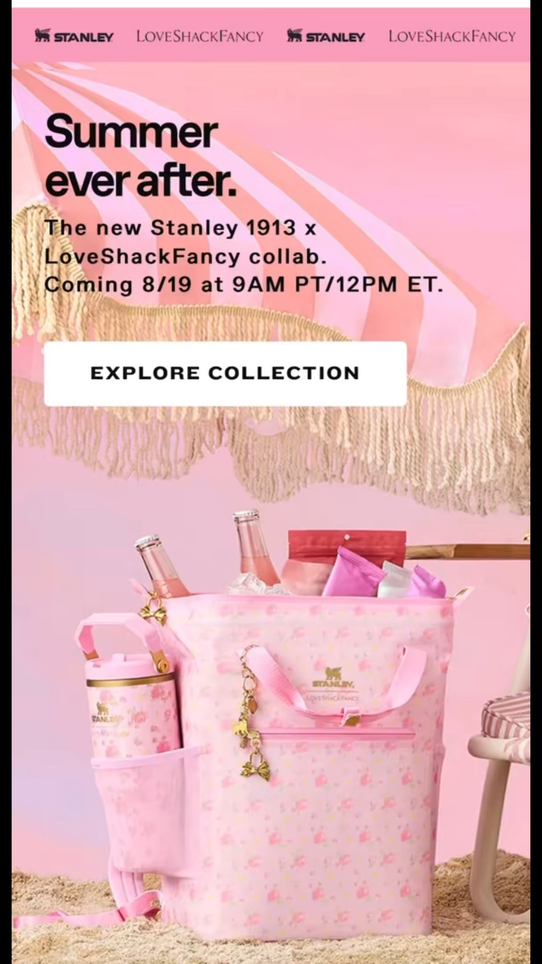2025 Stanley x LoveShackFancy Ibiza Collection 