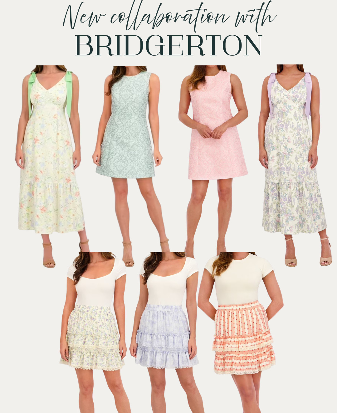 New Bridgerton inspired fashion! Florals, dresses, skirts, and sweaters at affordable prices from! 
Bridgerton inspired dresses and skirts. Bridgerton collaboration. Plus size styles #samsclub #bridgerton 

 #LTKMidsize #LTKPetite #LTKPlusSize