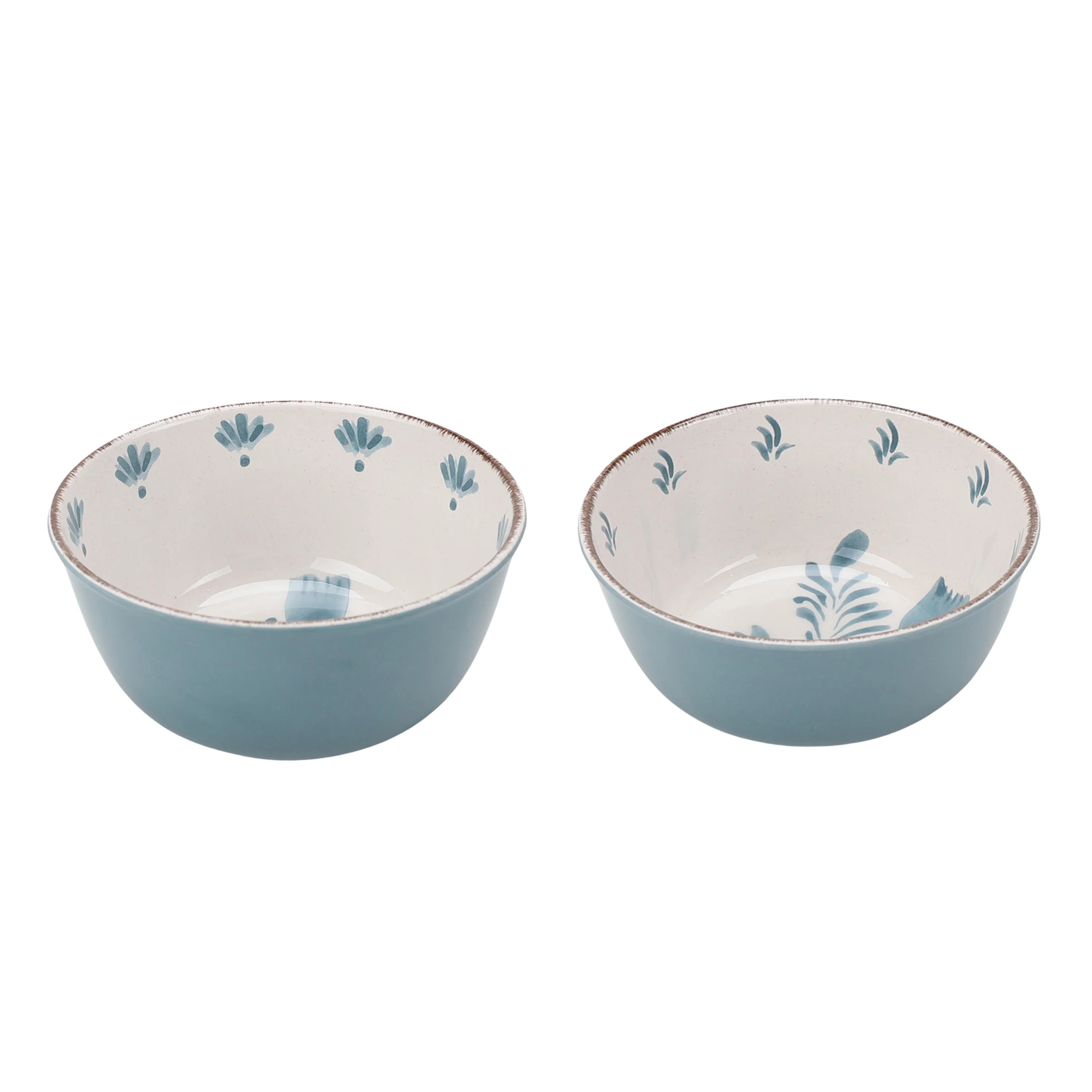 Better Homes & Gardens 2-Pack Bamboo Melamine Dip Bowl Set, Blue | Walmart (US)
