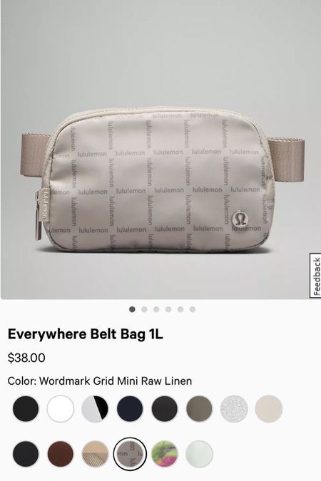 Lots of belt bags in stock over at Lululemon! Loving the new styles for spring and if you have one already, you know how awesome these are for every day wear. I was so on the fence with my first one and I’m not joking when I say I wear mine every time I go out. It is just so convenient and you can fit everything you need - really the perfect mom bag when you don’t feel like carrying a diaper bag and just need your necessities. I also love that I no longer have the weight of a purse on my shoulders and my arms are free to carry the kiddos! Oh, and I’ve gotten the Amazon dupes - they just don’t compare in quality to me and I never use them. As a fyi, I picked up the one in the pic and the tie dye (I also have the black with white name on strap and gold hardwear - LOVE) - I think they will be perfect for spring and summer!!! I’m also on the fence on the white, and I know I need to act fast because these will be gone soon. So don’t wait! ❤️

#LTKitbag #LTKunder50 #LTKFind