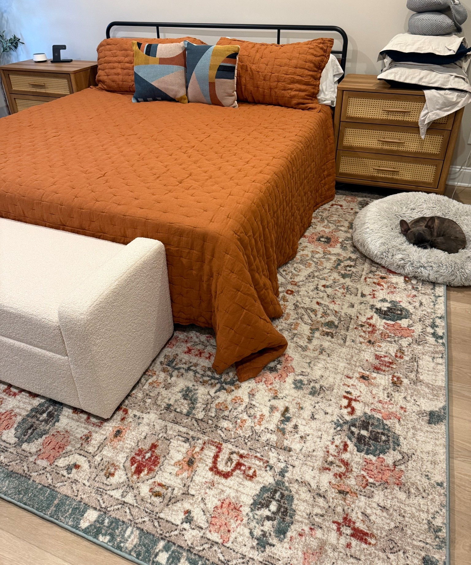 Bedroom rug is 20% off right now! We have the 9x12’ 🫶🏼

#LTKHome #LTKSaleAlert