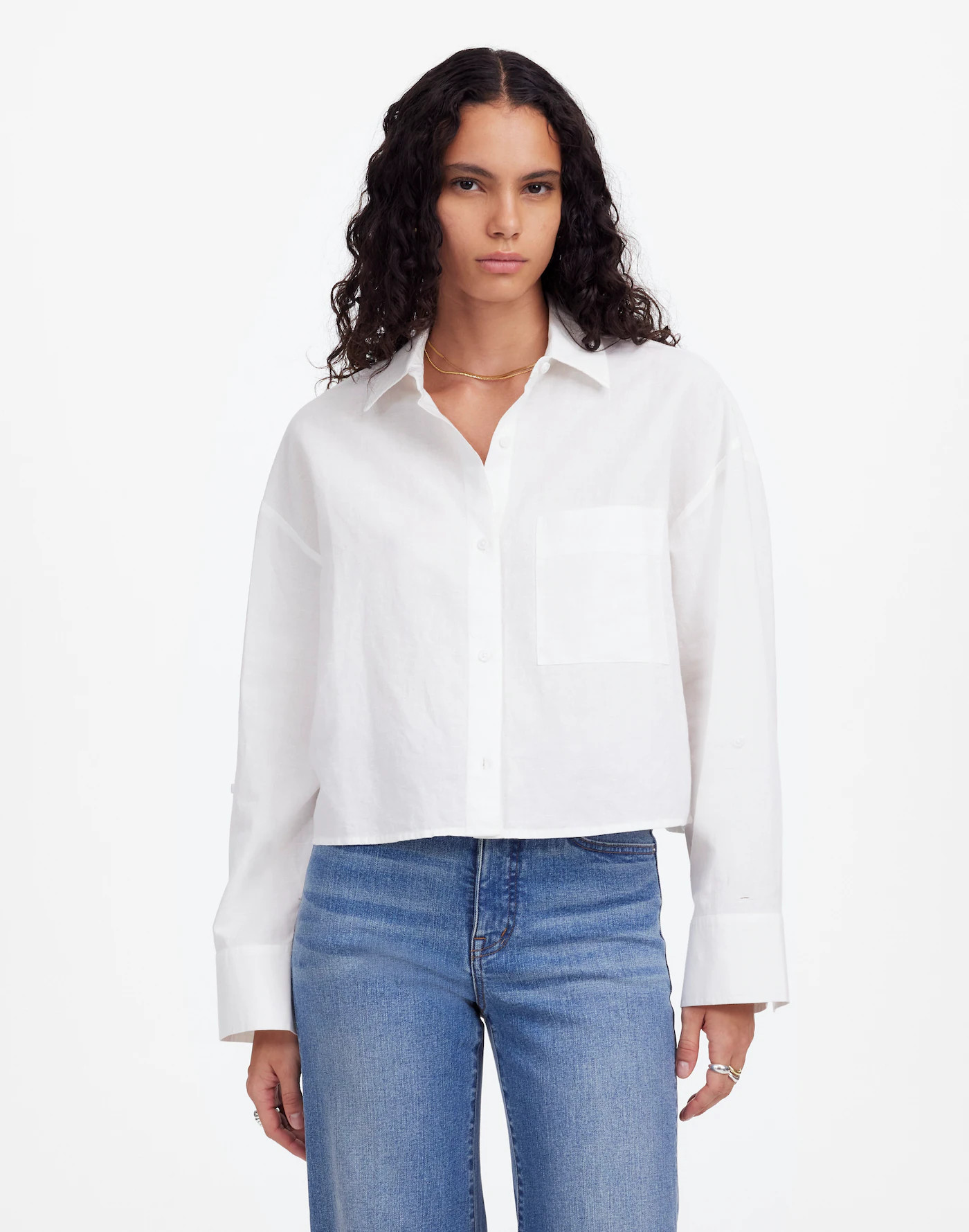 Straight-Hem Shirt | Madewell | Madewell
