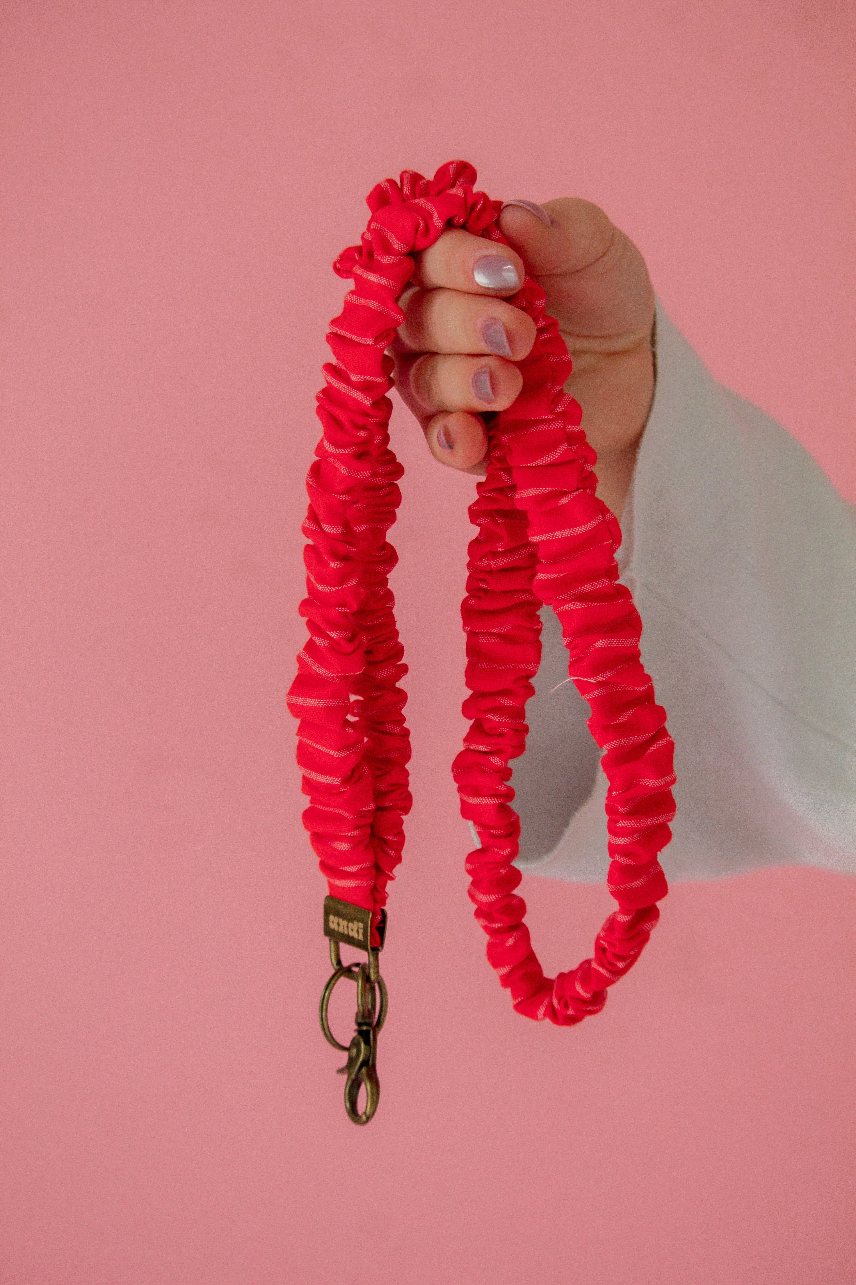 Red Striped Lanyard | Shop Andi