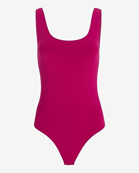 Body Contour Scoop Neck Thong Bodysuit | Express