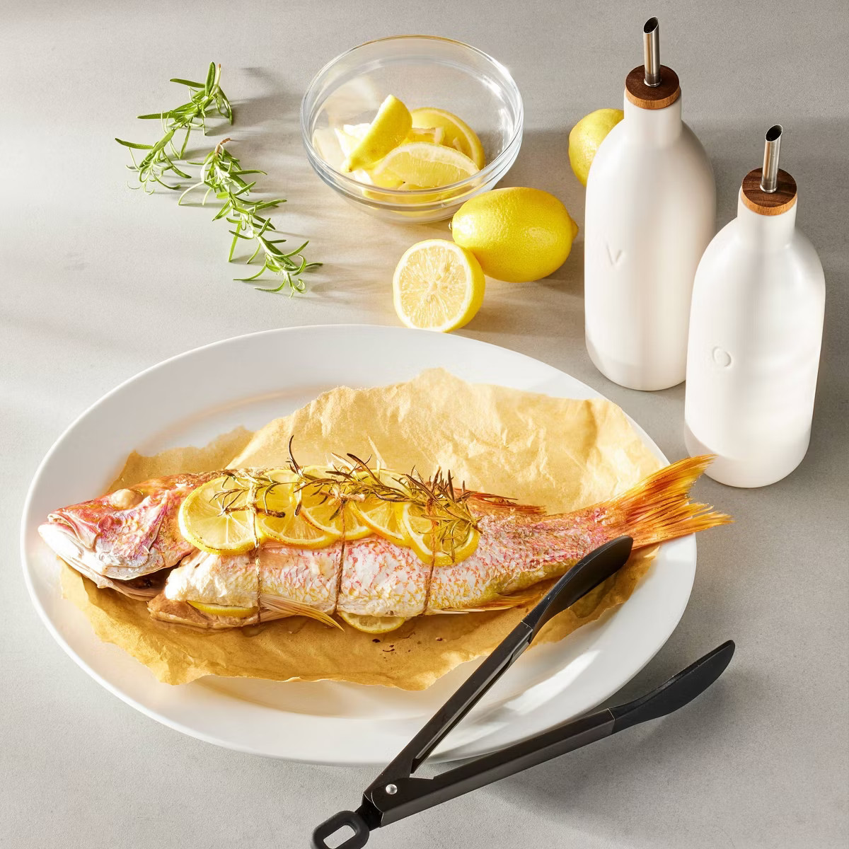 Ceramic Vinegar Pour Bottle Cream - Figmint™ | Target