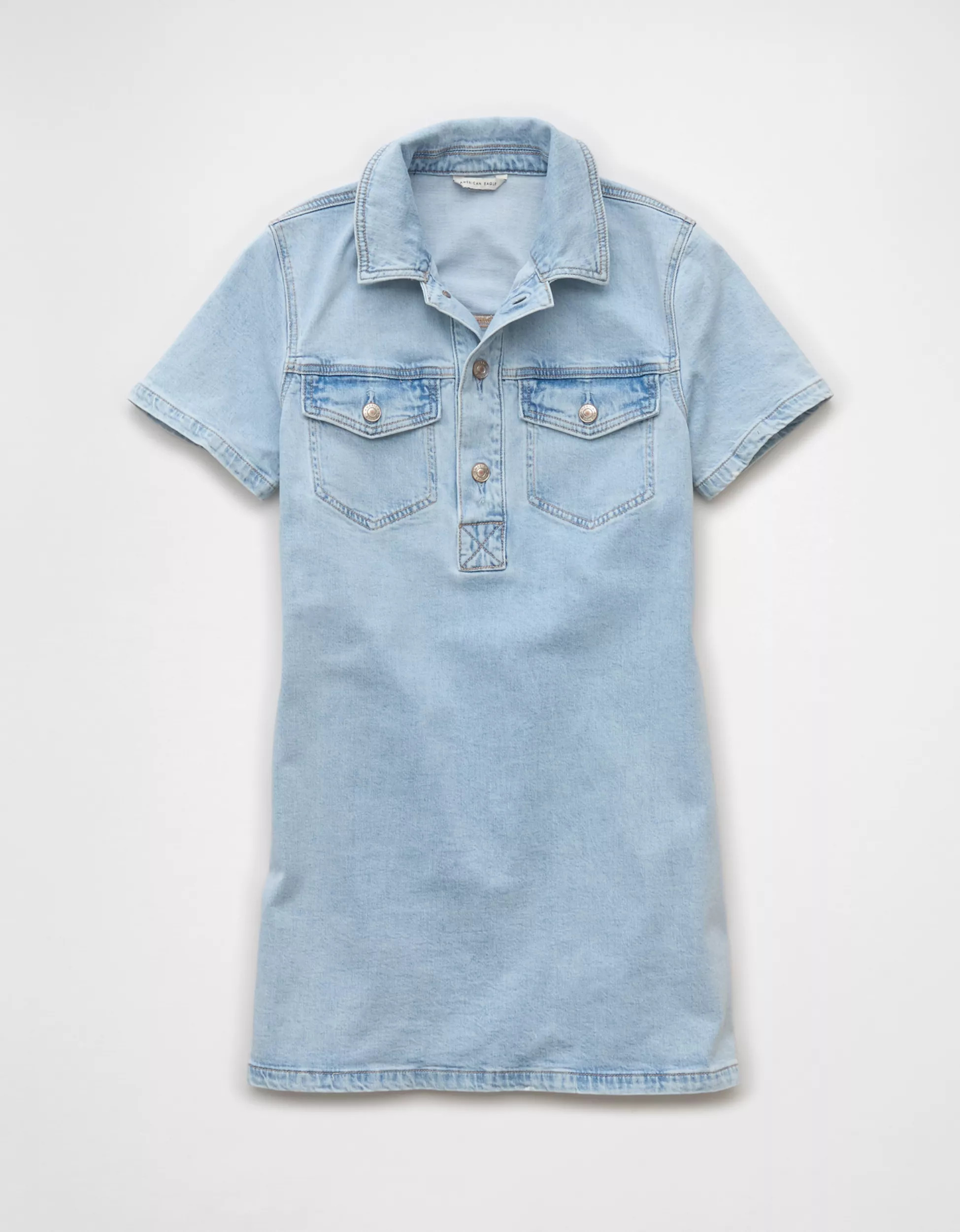 AE Denim Shift Dress | American Eagle Outfitters (US & CA)