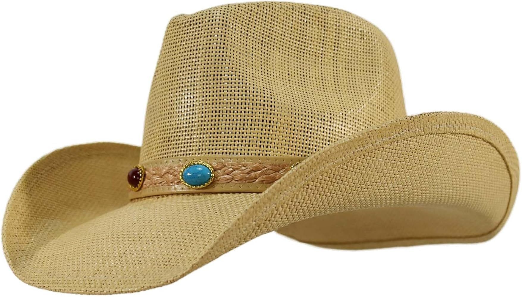 Straw Cowboy Hats for Women Straw Cowboy Hat Outfits Beach Hat Vacation Hat Amazon Hats 2025 Western | Amazon (US)