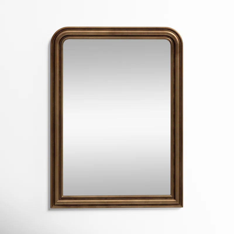 Sarla Wood Flat Wall Mirror | Wayfair North America