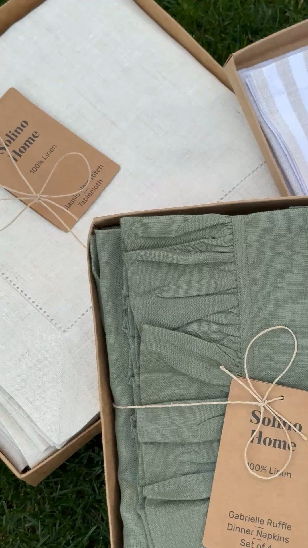 Beyond excited to style our dining room table with these beautiful linens! STAY TUNED

#LTKspringtrends #LTKunboxing #LTKHome