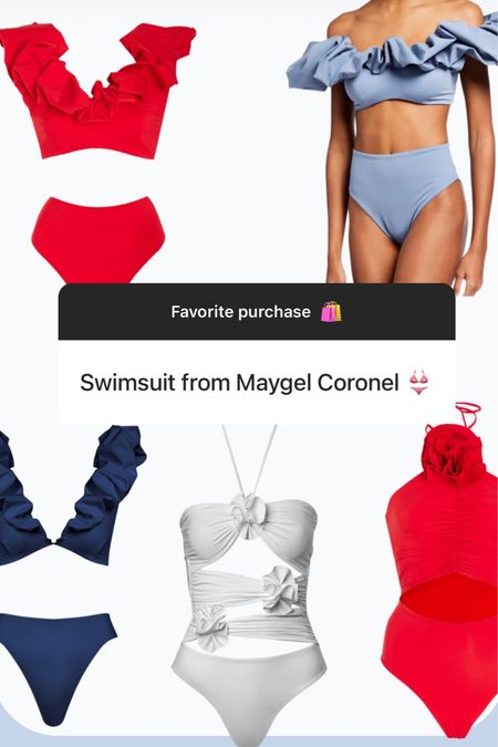 Maygel Coronel swimsuits do feel so yummy on the skin. The fabric is superb and hugs you in all the right places. 

#onepieceswimsuit #redswimsuit #stunningswimwear #luxuryswimwear 

#LTKHoliday #LTKtravel #LTKswim