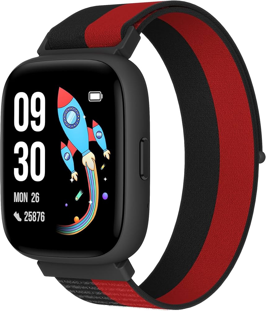 BIGGERFIVE Smart Watch for Kids, 1.8" Fitness Tracker Watch Pedometer, Heart Rate, IP68 Waterproo... | Amazon (US)