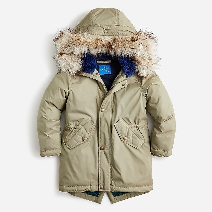 Boys' fishtail parka with PrimaLoft® | J.Crew US