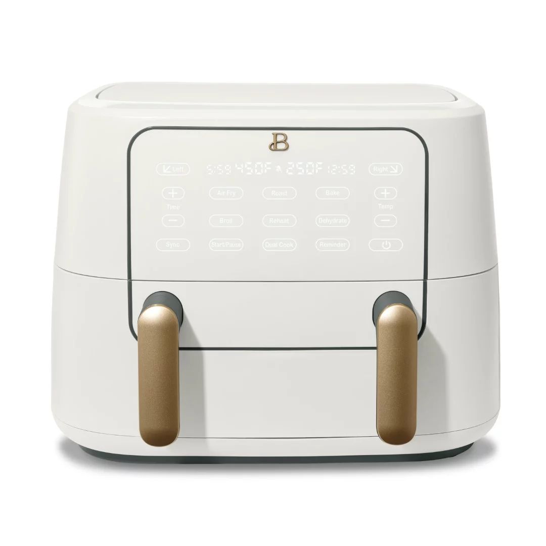 Beautiful 9QT TriZone Air Fryer, White Icing by Drew Barrymore - Walmart.com | Walmart (US)