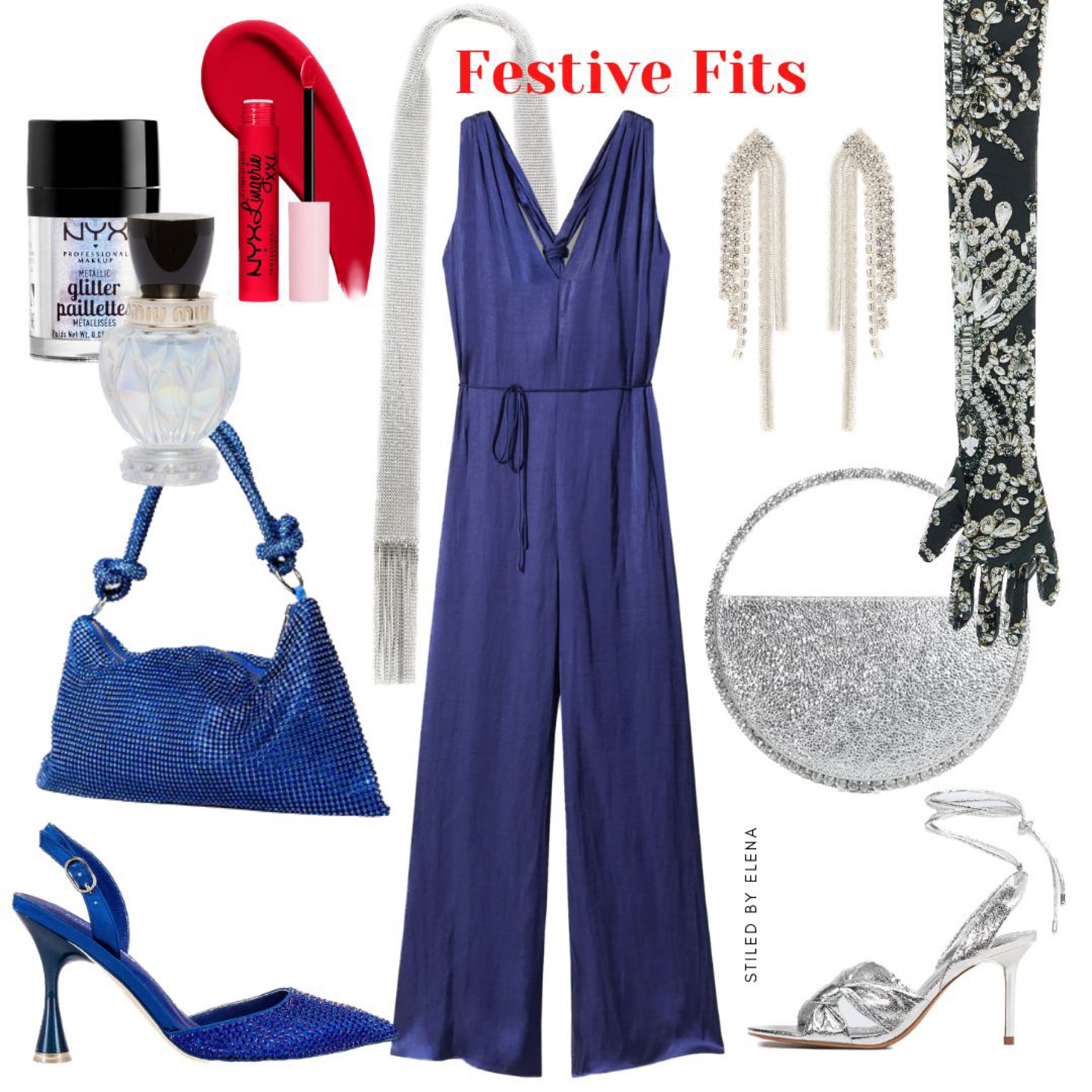 The Lillia Blue Diamante Bag curated on LTK