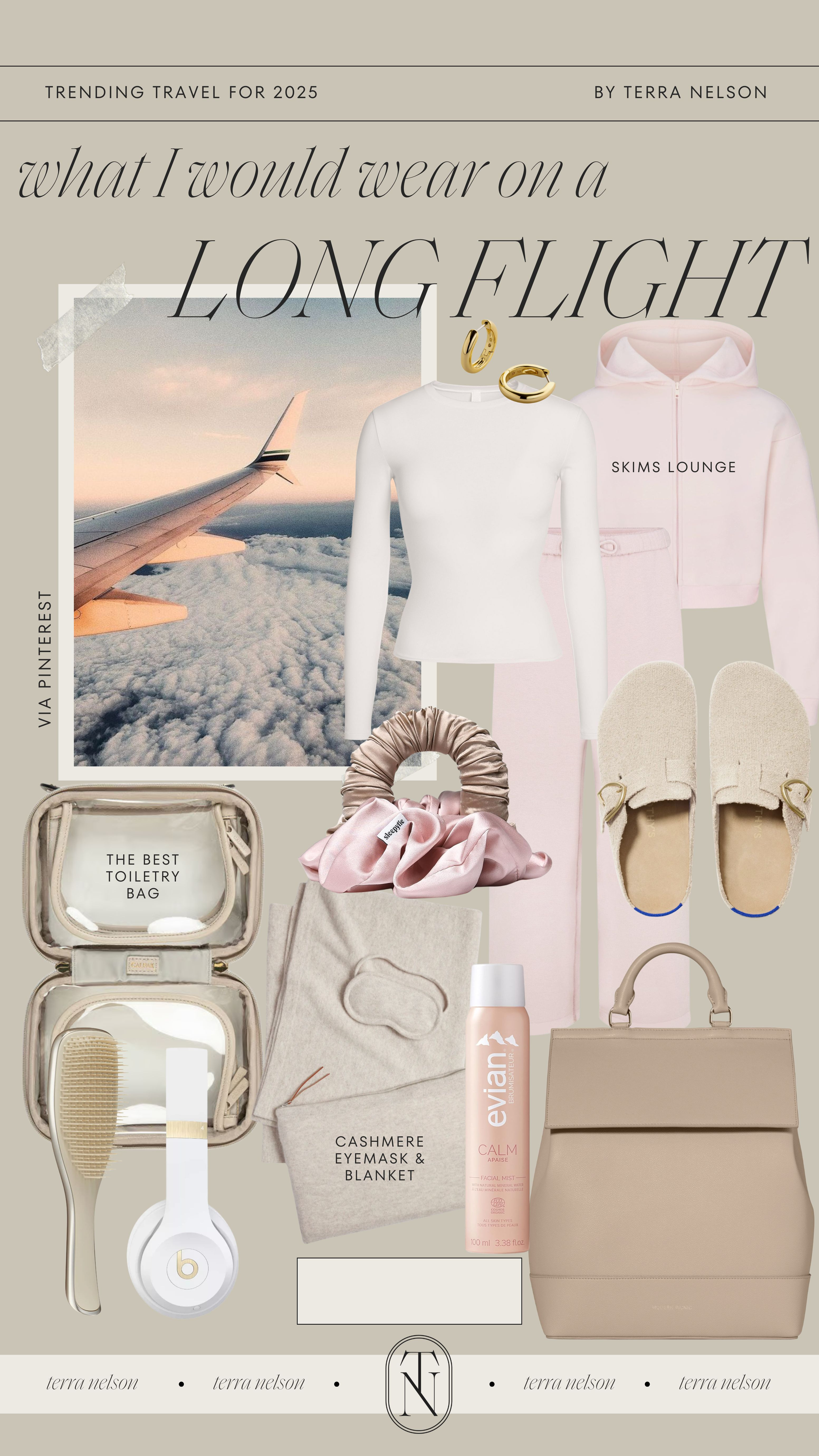 What I would wear on a long flight! Cute travel outfits for those long vacation flights!
Aesthetic Loungewear / Skims Lounge / Travel Accessories / Travel Backpack / Long Flight Accessories / Travel Beauty Accessories / SleepyTie / Comfy Outfits / In-Flight Accessories / Calpak Travel / Travel Pillows / Travel Blanket /  

 #LTKSeasonal #LTKStyleTip #LTKTravel