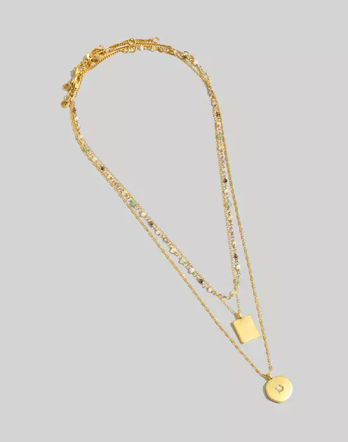 Stone Collection Three-Piece Multi-Stone Necklace Set | Madewell