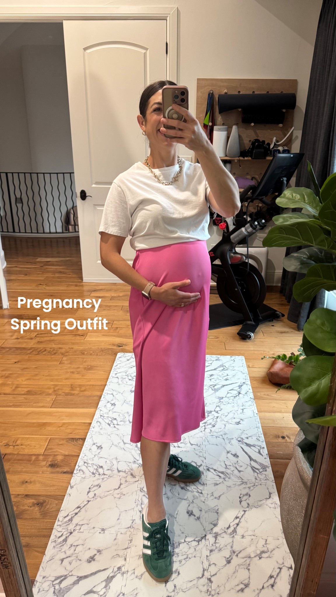 28 weeks pregnant and loving a pop of solos for Spring! #pregnancyspringoutfit #pregnancyoutfit

#LTKStyleTip #LTKFindsUnder50 #LTKBump