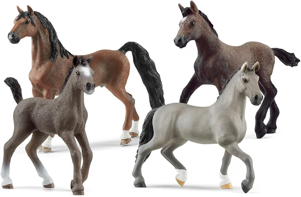 Schleich Horse Club - 4 PC Horse Toy Collector Playset - Detailed, Realistic Figurine Horses and ... | Amazon (US)