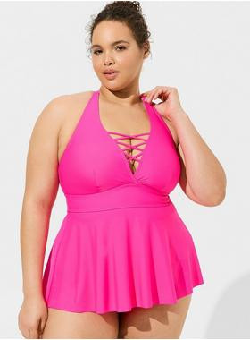 Wireless XO Triangle Tankini | Torrid (US & Canada)