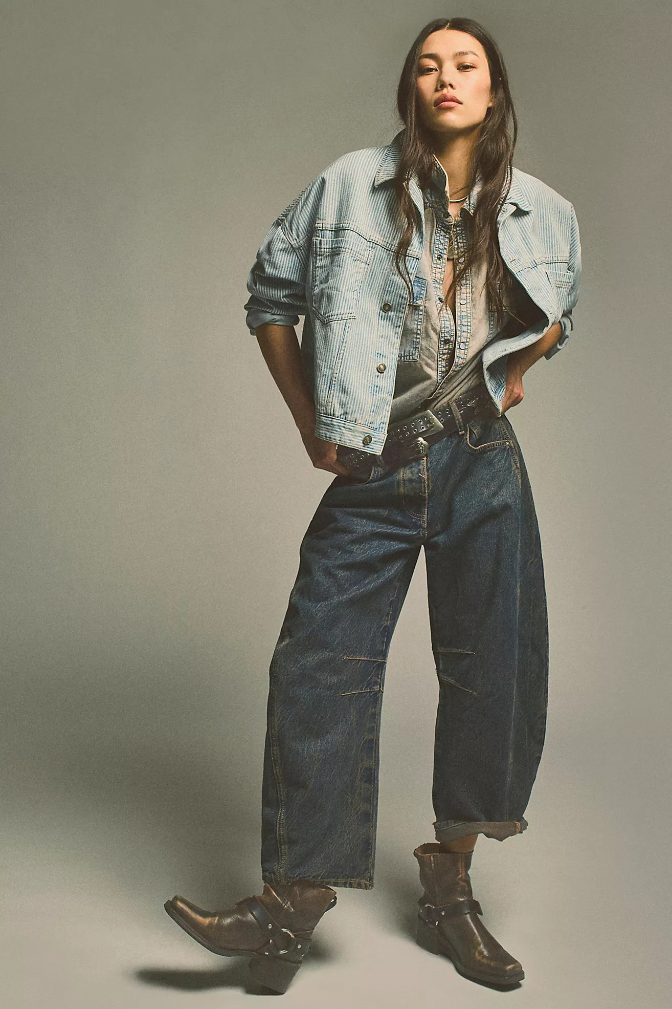 We The Free Lucky You Mid-Rise Barrel Jeans | Free People (Global - UK&FR Excluded)