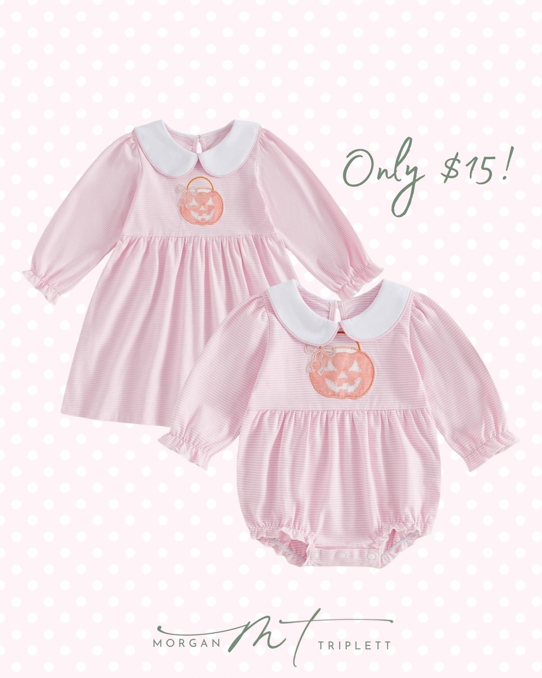 The sweetest pumpkin dress and bubble sister sets for just $15 each

#LTKmomlife #LTKSeasonal #LTKKids