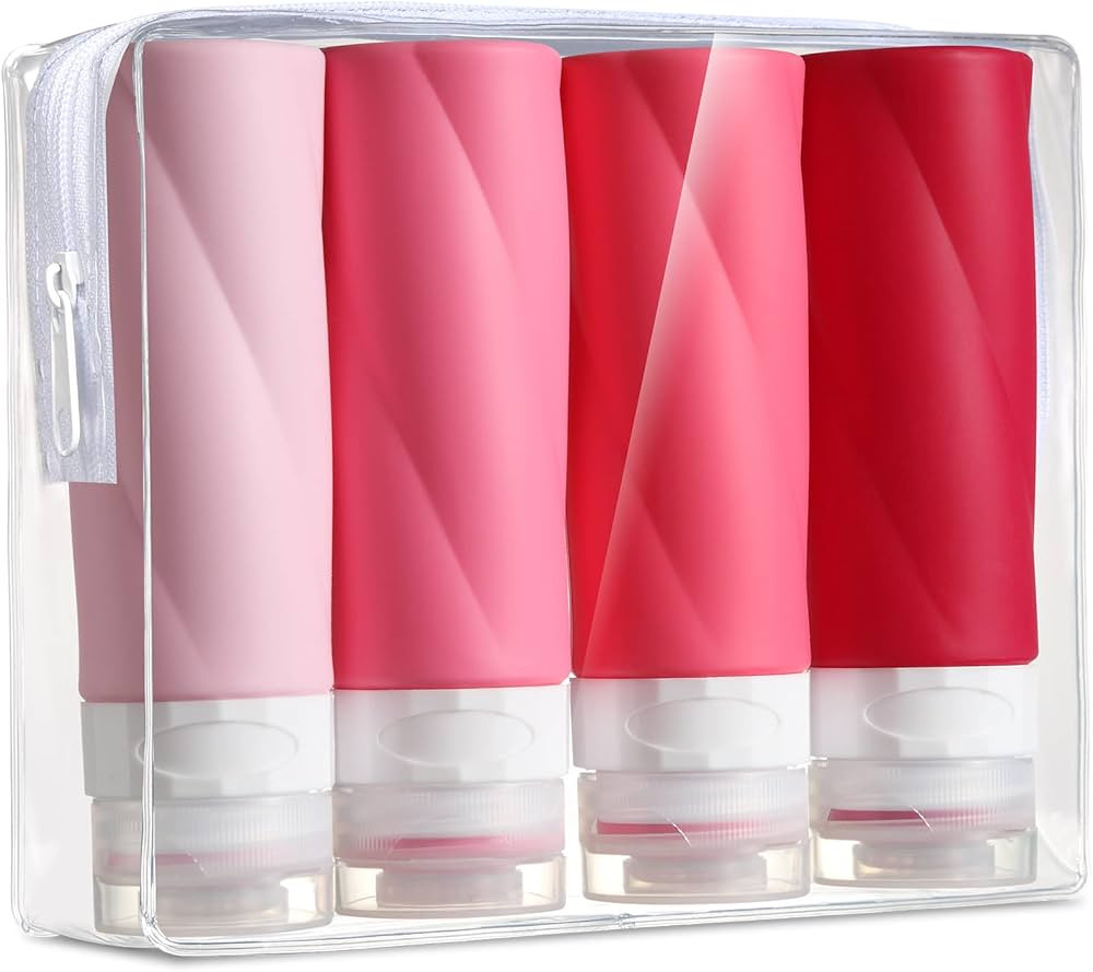 Gemice Travel Bottles for Toiletries, 3oz Tsa Approved Travel Size Containers BPA Free Leak Proof... | Amazon (US)