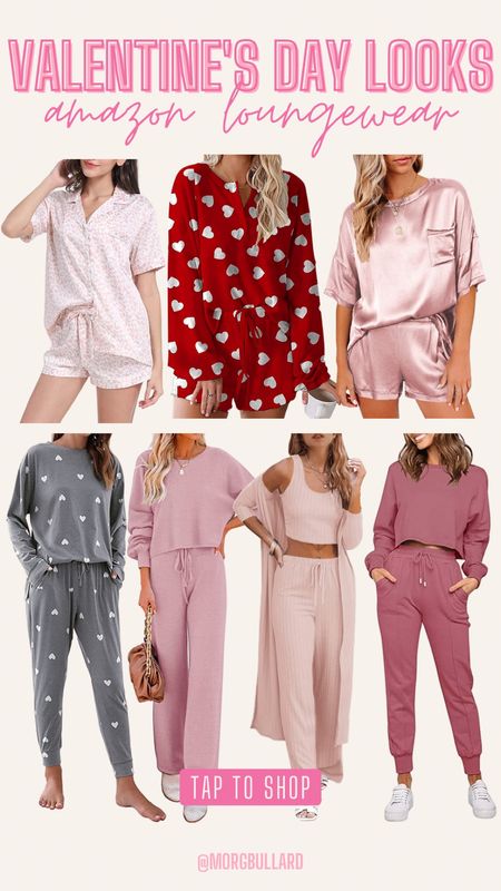 Valentines Day Pajamas | Valentines Day Pjs | Pink Loungewear | Valentines Day Lounge Sets | Valentines Day Loungewear 

#LTKunder50 #LTKSeasonal #LTKstyletip