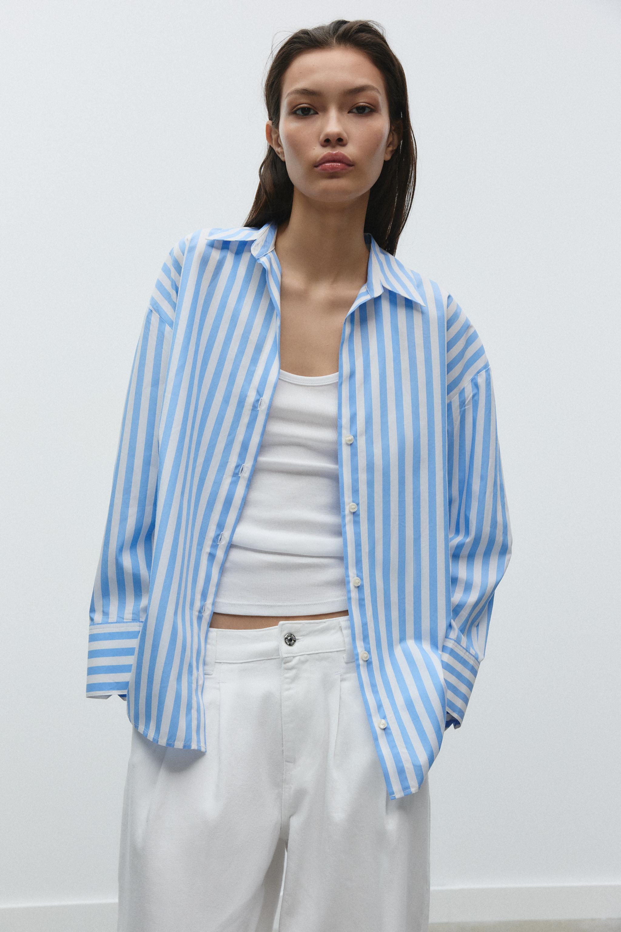 STRIPED POPLIN SHIRT | Zara UK