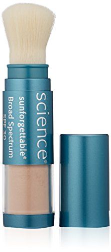 Colorescience Brush-On Sunscreen, Sunforgettable Mineral Powder for Sensitive Skin, Broad Spectrum SPF 30 UVA/UVB Protection | Amazon (US)