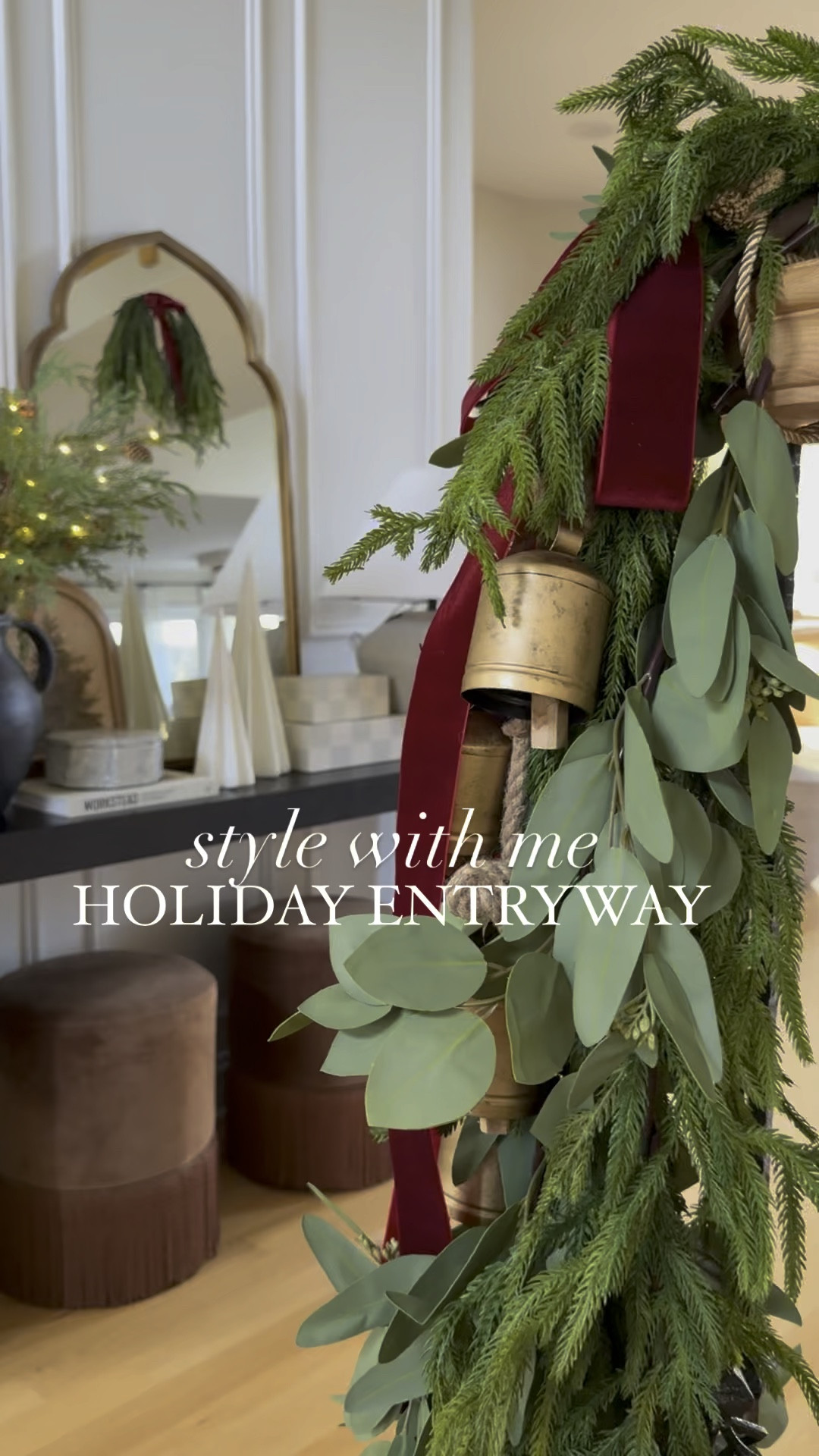 Style with me my entryway for the Holidays! 

#LTKHoliday #LTKVideo #LTKHome