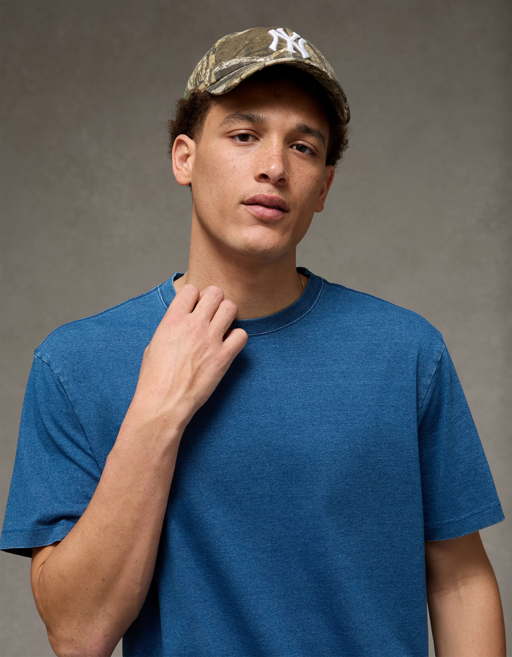 '47 Brand New York Yankees Realtree Apx Clean Up Hat | American Eagle Outfitters (US & CA)