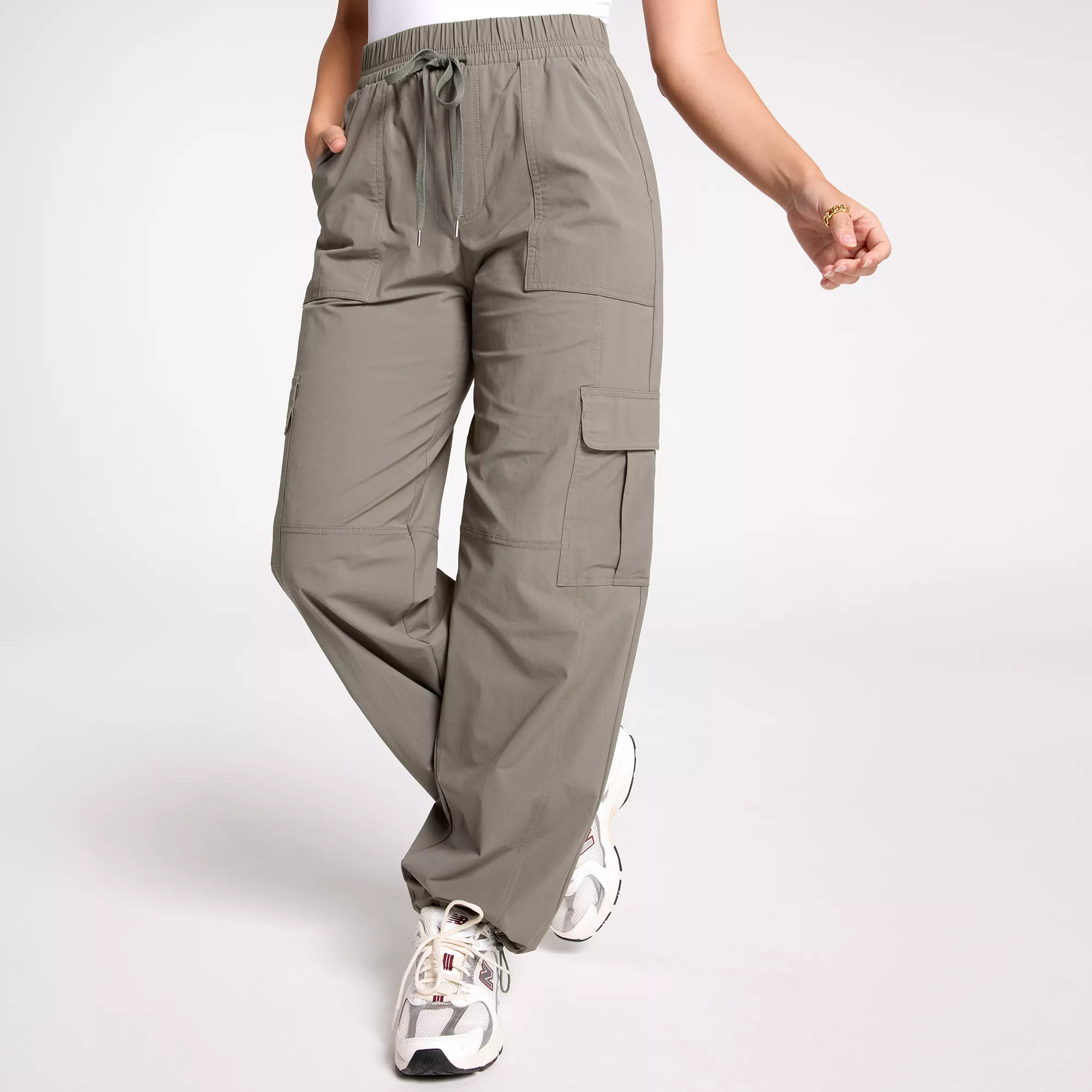 CALIA Women's Effortless Nyluxe Cinch Cargo Pant, XXL, Muted Green | DICK'S Sporting Goods