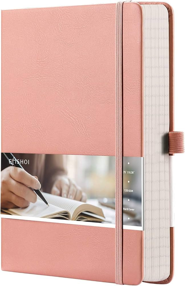 EMSHOI College Ruled Notebook-256 Numbered Pages Lined Journal for Women, 120gsm Thick Paper, 16 ... | Amazon (US)