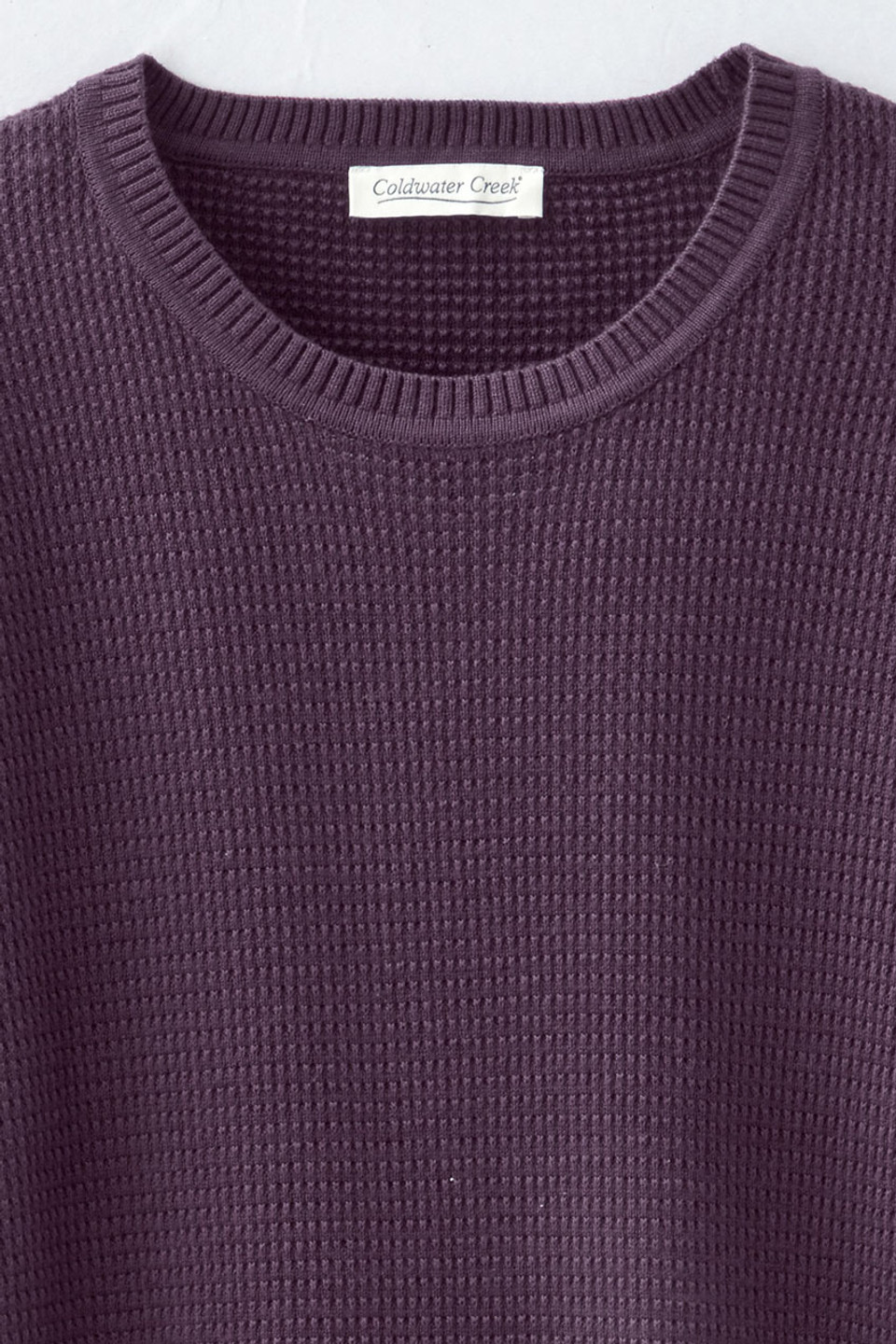 Glimpse of Plaid Sweater | Coldwater Creek