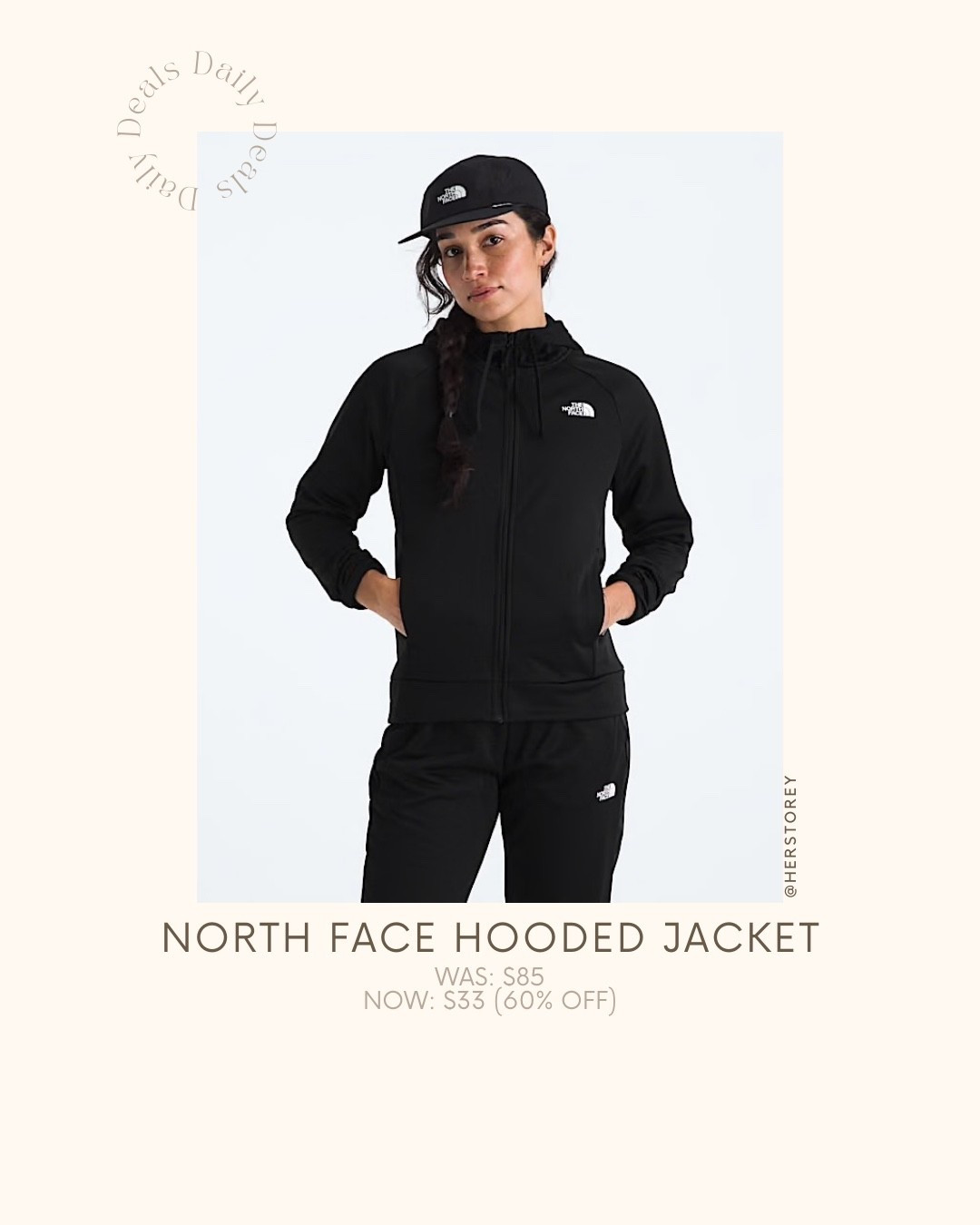North Face Hooded Jacket
Was: $85
NOW: $33 (60% OFF)

#LTKSpringSale #LTKSaleAlert #LTKActive