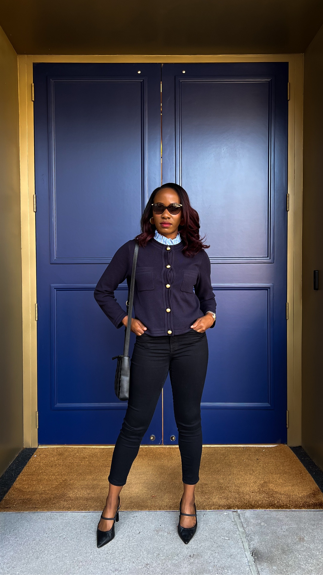 I am obsessed with the details on this seater. It’s under $30, and I am wearing a small. #sweater #navysweater 

#LTKFindsUnder50 #LTKSeasonal #LTKStyleTip