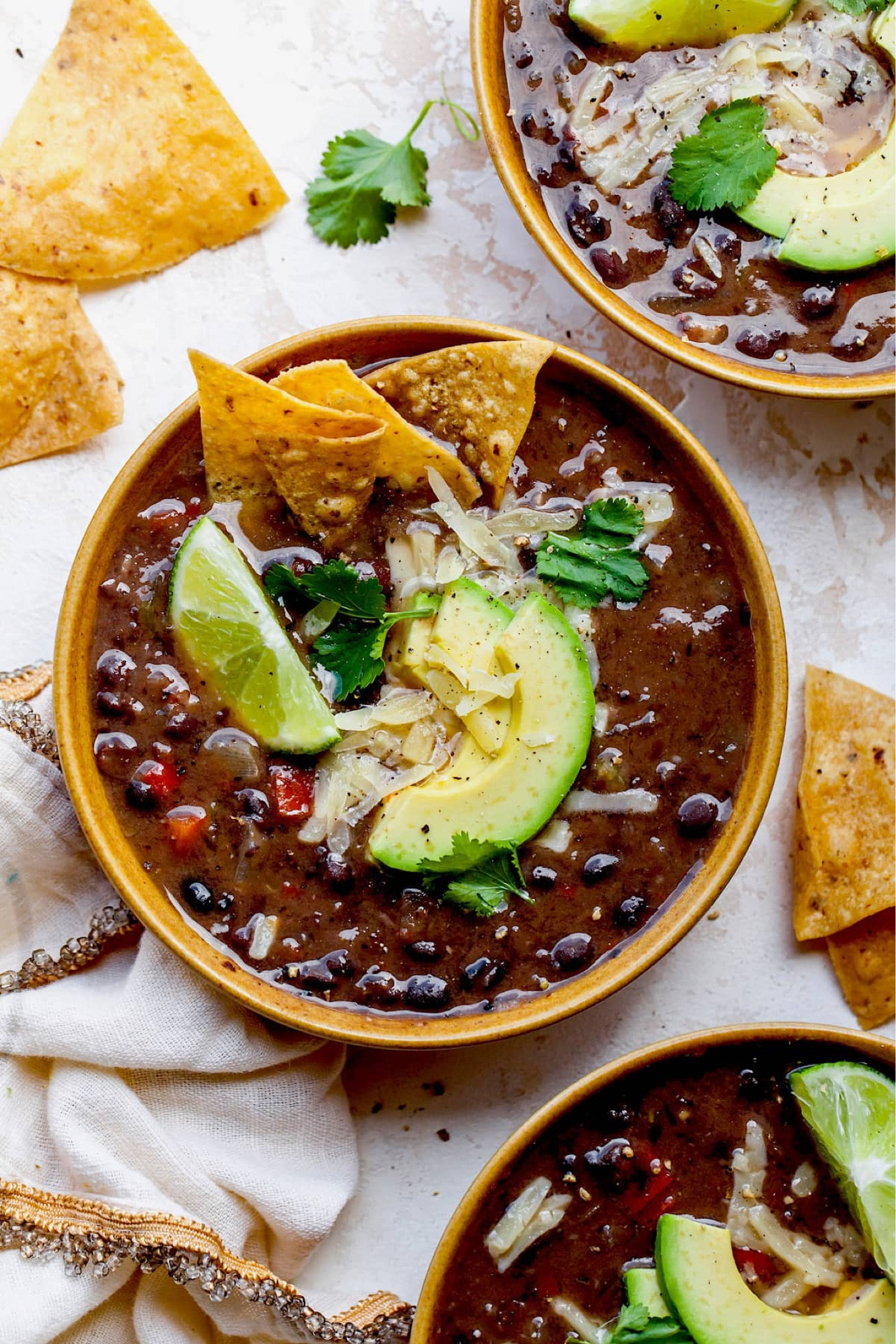 Easy Black Bean Sunday Soup - A simple and healthy soup made with canned black beans and everyday ingredients! This flavorful black bean soup is vegan, gluten-free, and vegetarian.

#LTKHome #LTKFindsUnder100 #LTKFamily