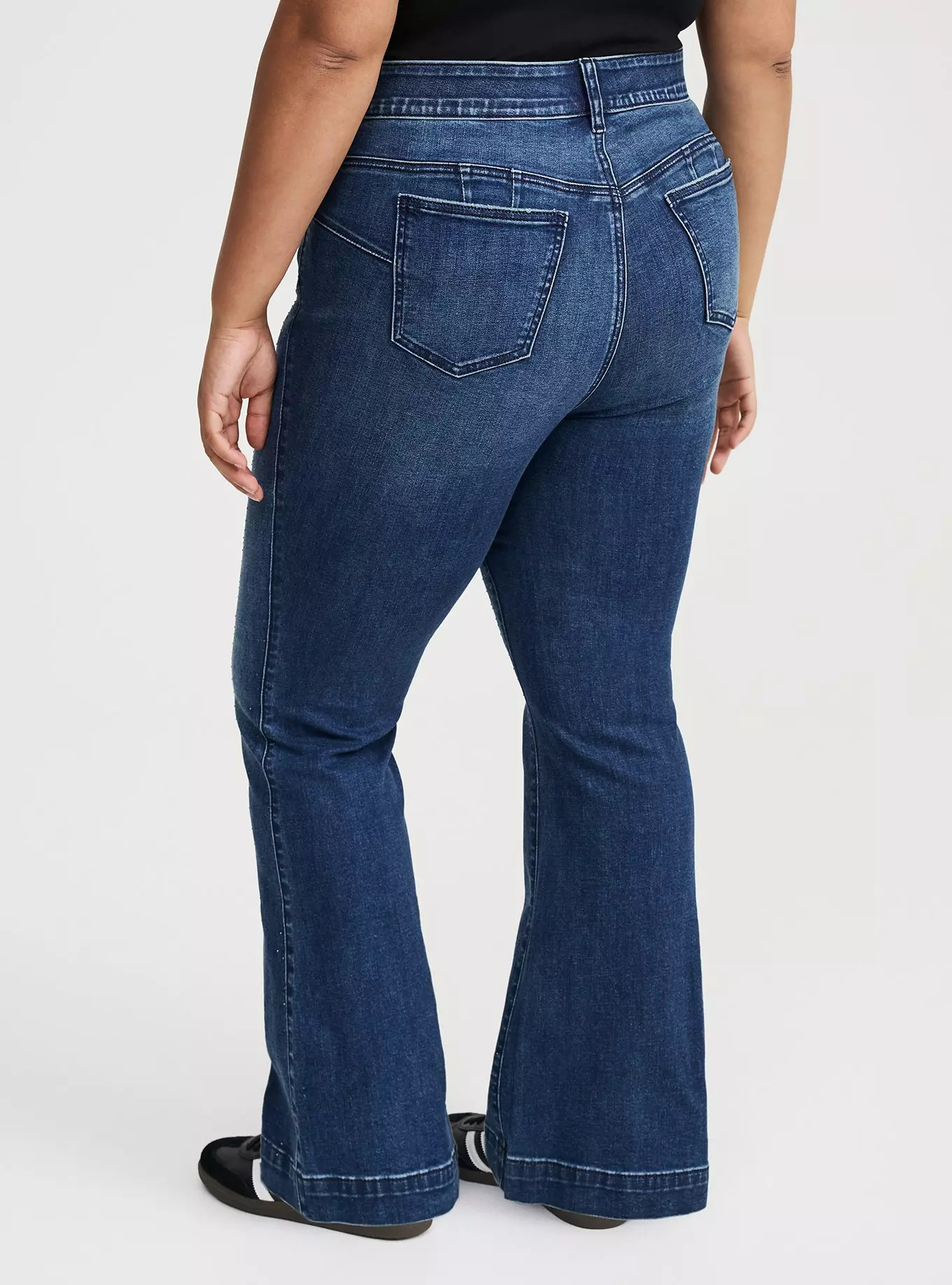 Bombshell High-Rise Rhinestone Flare Jean | Torrid (US & Canada)