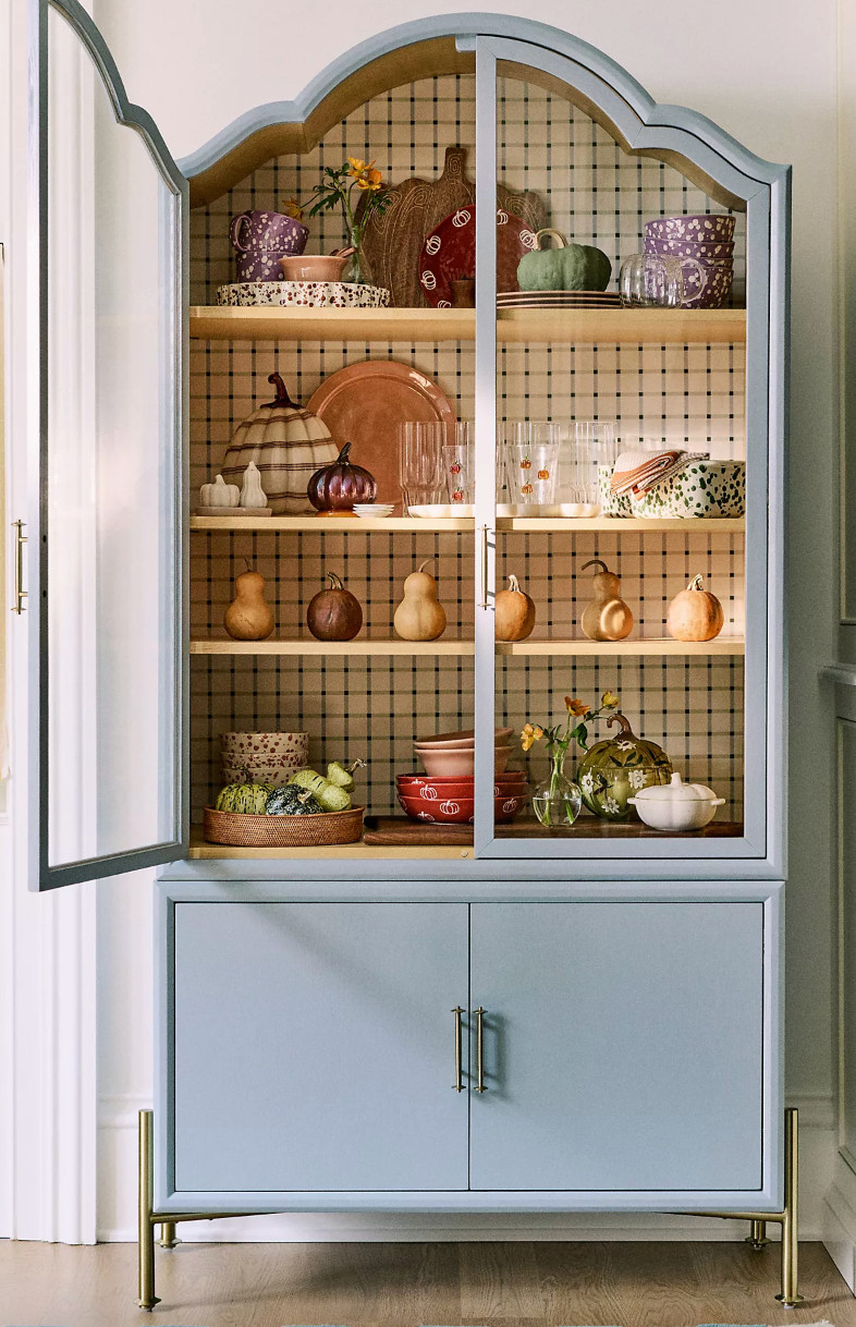 Livia Glass & Wood Storage Hutch, Interior Design, Home Decor 

 #LTKHome