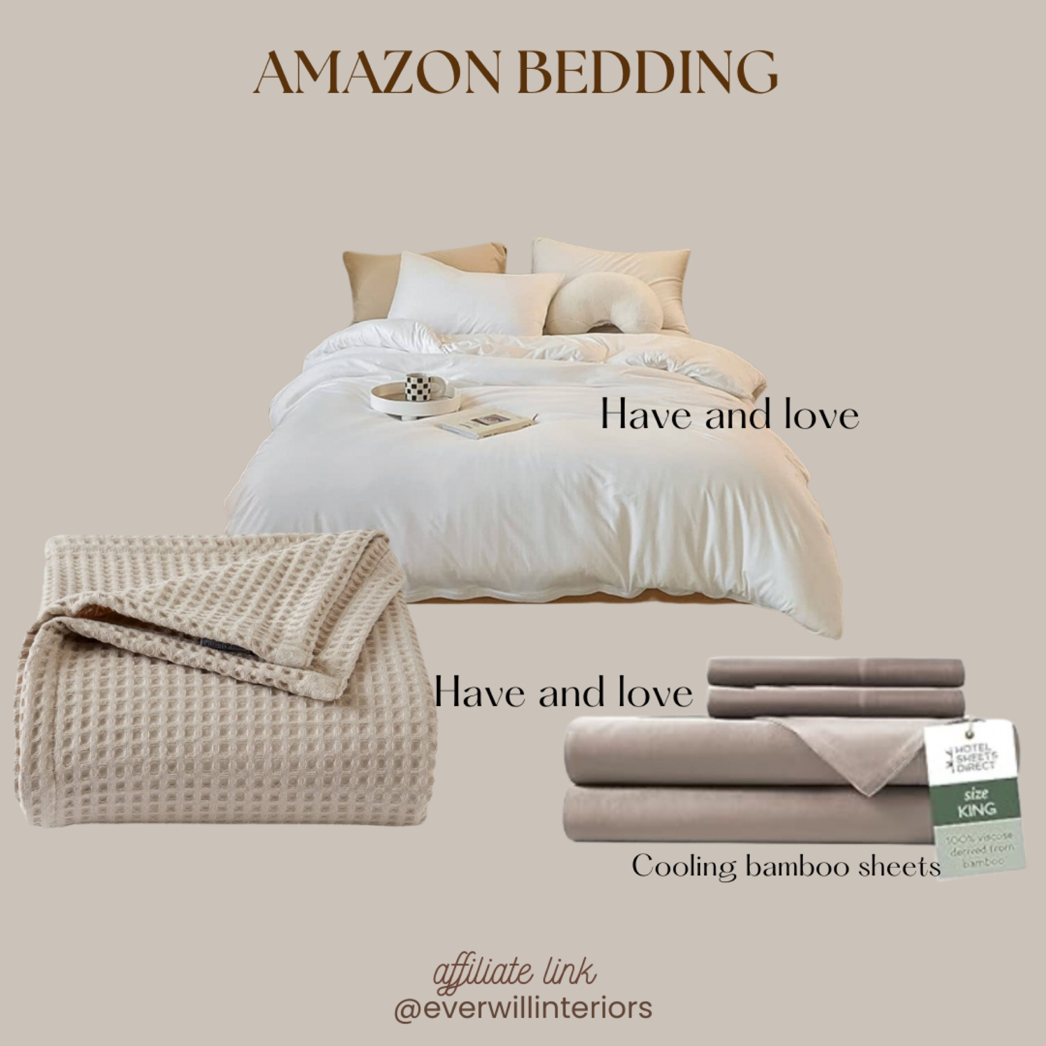Take my word for it..you NEED these sheets!

So amazing for the price especially. I’ve tested several and landed on these!

#bamboosheets #amazonbamboosheets #amazonbedding #amazoncomforter #amazonwaffleblanket #coolingsheets #ltkhome

#LTKHome #LTKFindsUnder100
