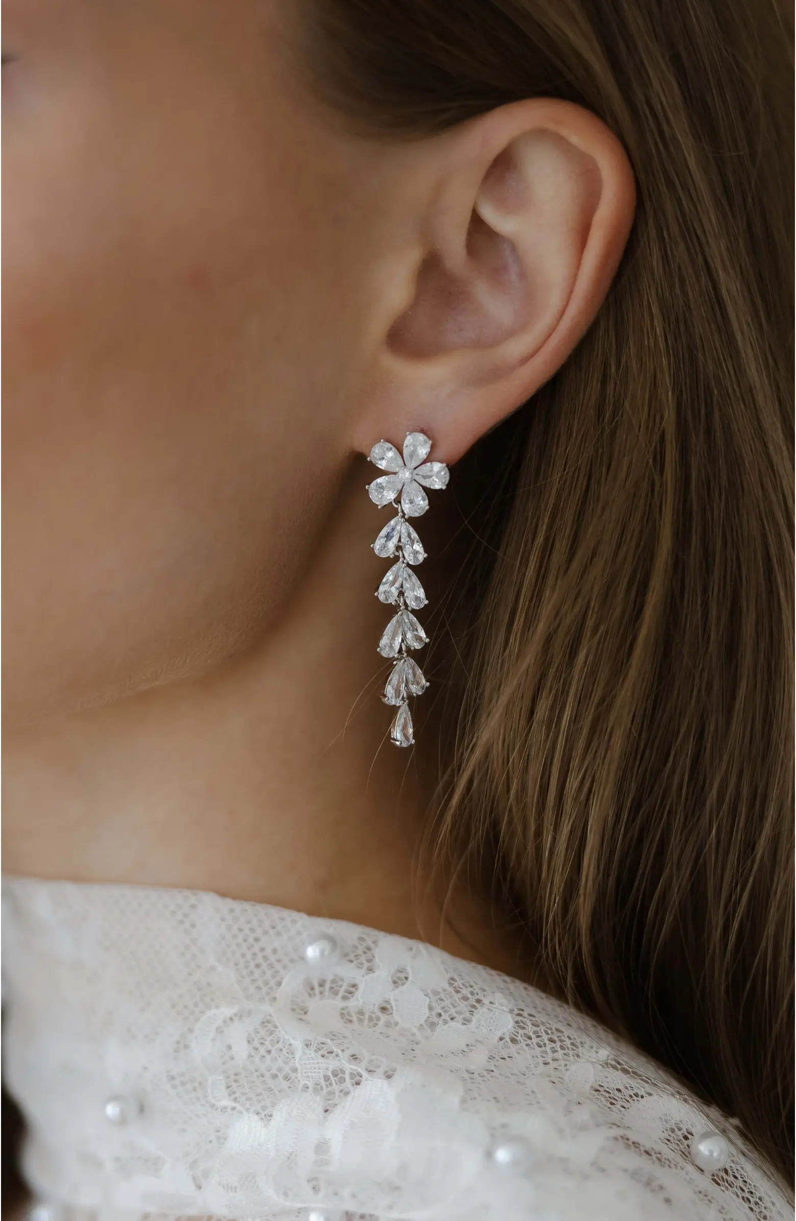 Untamed Petals Devotion Crystal Drop Earrings | Nordstrom | Nordstrom