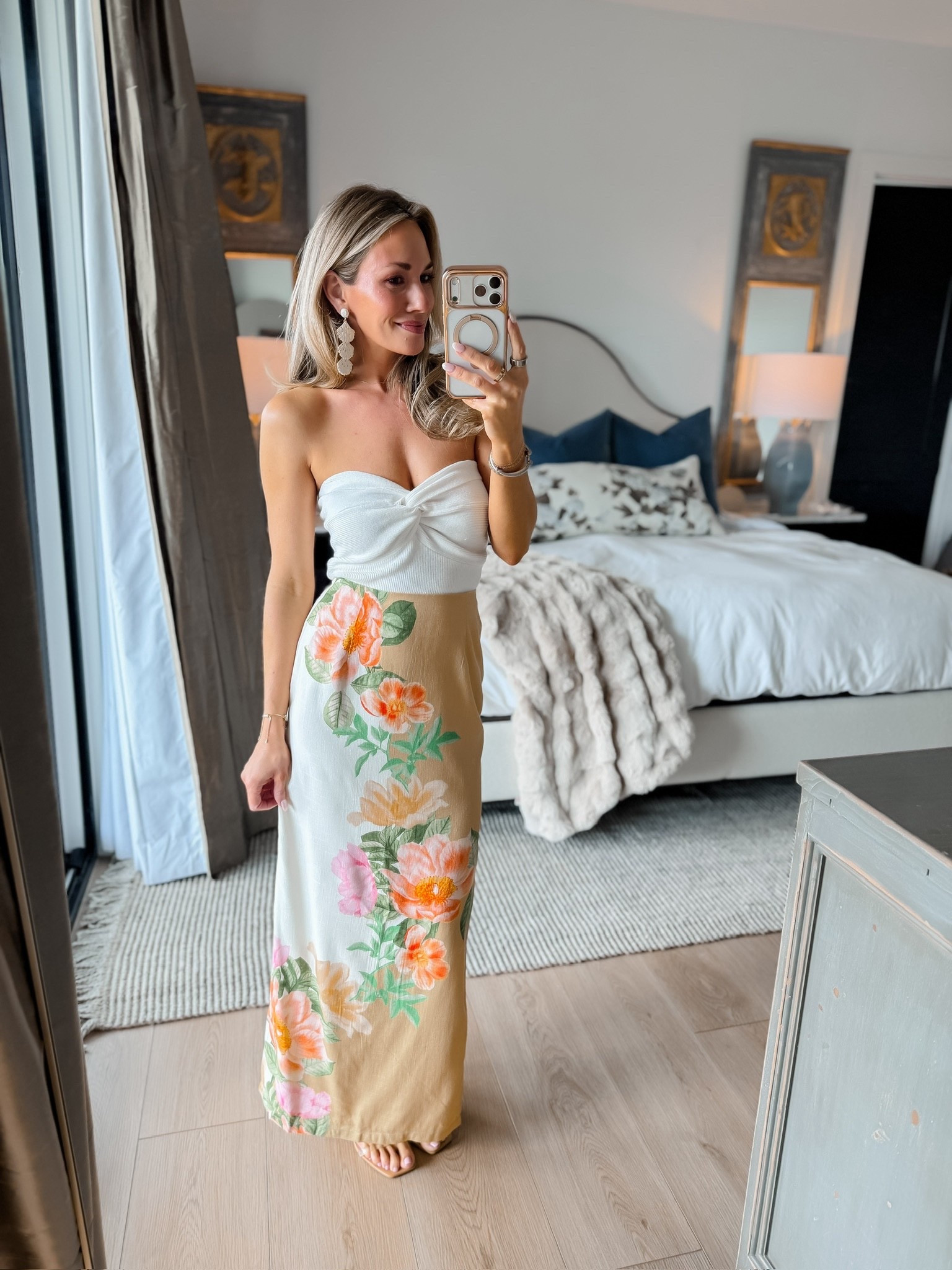 This petal and pup skirt makes the cutest vacation dinner outfit! I can’t get over this print! 

#LTKgrwm #LTKootd #LTKTravel