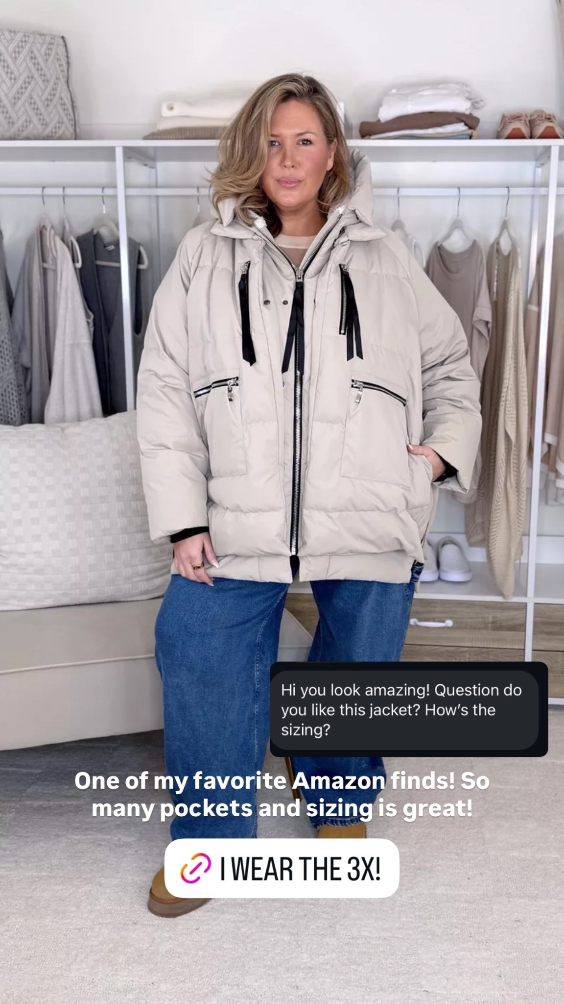 Wearing a 3X in the coat and 20 in the jeans!

Plus size fashion, everyday outfit ideas, comfy casual, trendy fashion, mom style, midsize fashion, wide leg jeans

#LTKOver40 #LTKMidsize #LTKPlusSize