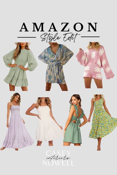 Spring fashion, summer fashion, Easter dress, amazon dress, spring dress, blue, lavender, green, pink, floral, midi, mini, maxi.

#LTKunder50 #LTKstyletip #LTKFind