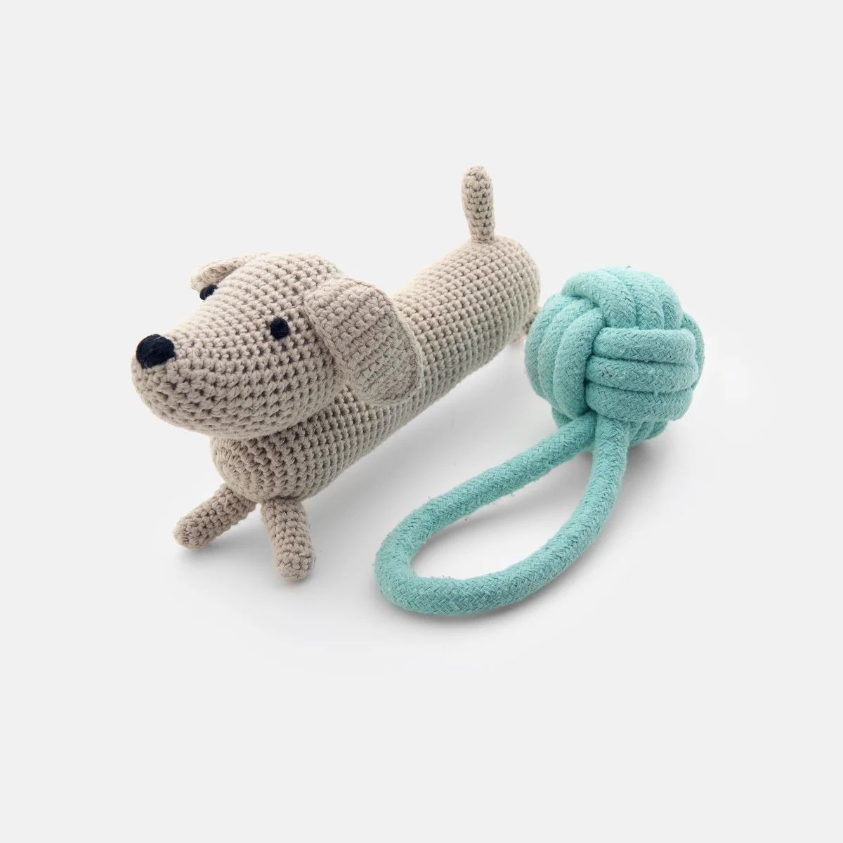 Nina Woof Dog Toy and Rope Ball Bundle | Nina Woof