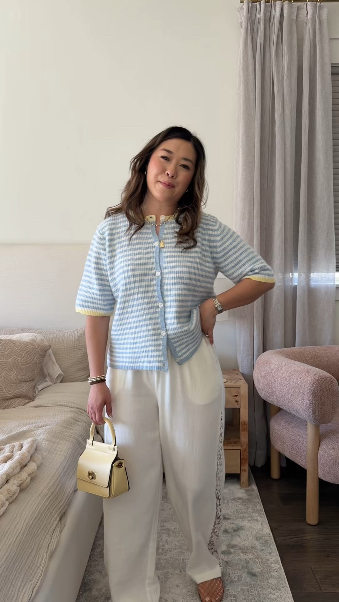 Amazon spring outfit // cardigan // 

Medium in top and bottoms 

#LTKootd #LTKPetite